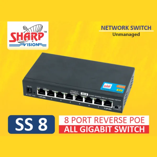 SS8 8PORT NON-POE Gb Switch