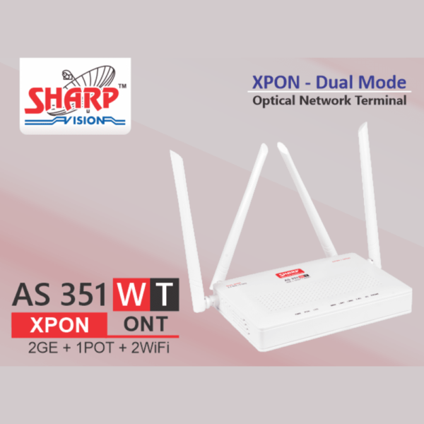 Sharp Vision Dual Band XPON ONT with 4 Antenna Wireless Router